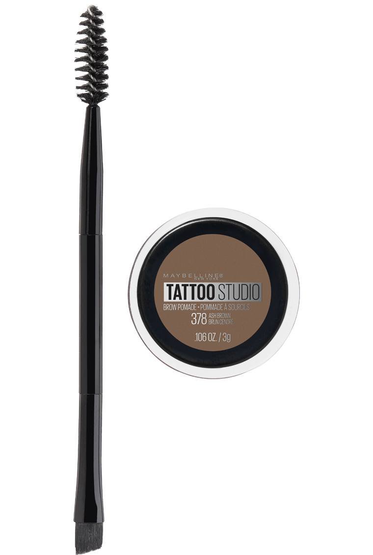 Maybelline sourcils TattooStudio sourcils pomade pot 378 ash brown 041554559767 c us