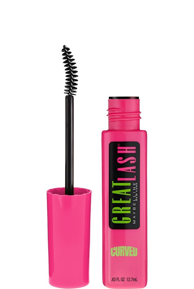 Mascara à brosse courbée lavable Great Lash | Maybelline, image size:760x1130