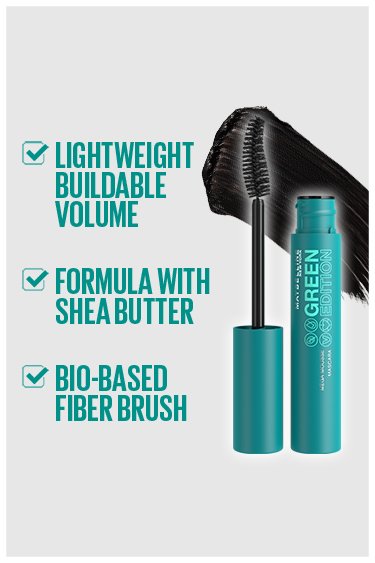 Maybelline Green Edition Eye Méga Mascara Mousse AV40