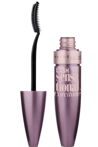 Maybelline Mascara Lash Sensational Curvitude Washable Blackest Black 041554496185 O