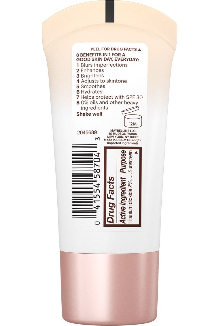 maybelline face dream fresh bb cream 100 light 041554282627 b