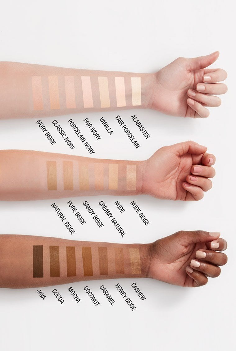 كريم أساس ميبلين Dream Radiant Liquid Swatch2 B4