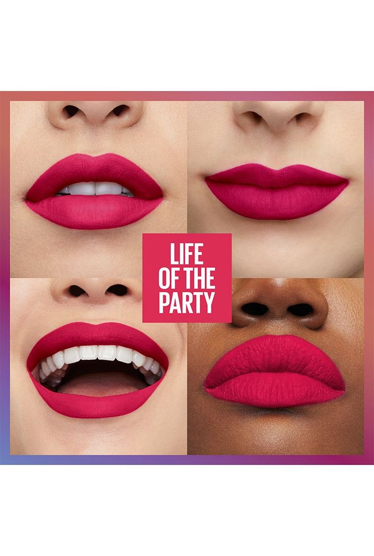 maybelline lip color superstay birthday edition matte ink 390 life of the party 041554070859 d