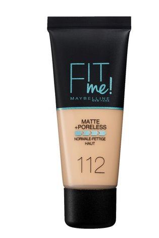 face make up foundation fit me matte poreless foundation Buff Beige