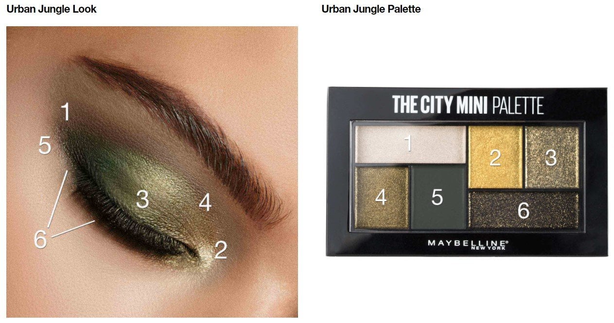 Mini palette Maybelline City Urban Jungle