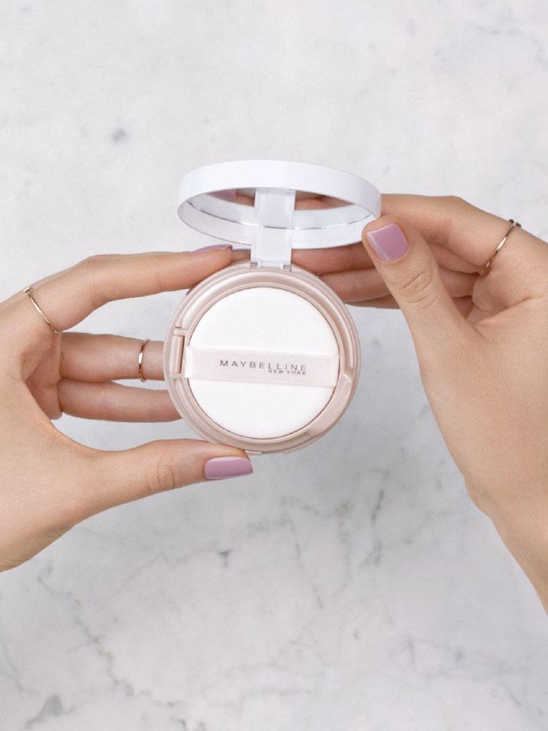 maybelline dream cushion liquid foundation how to apply step1 3x4