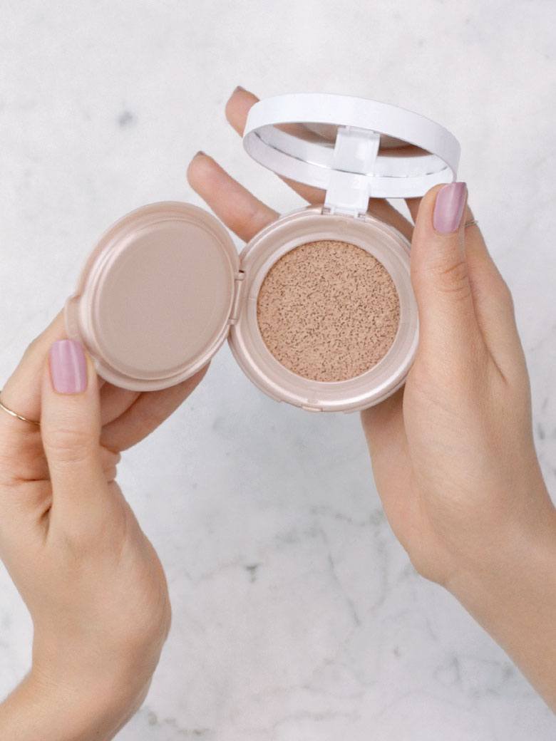 maybelline dream cushion liquid foundation how to apply step2 3x4