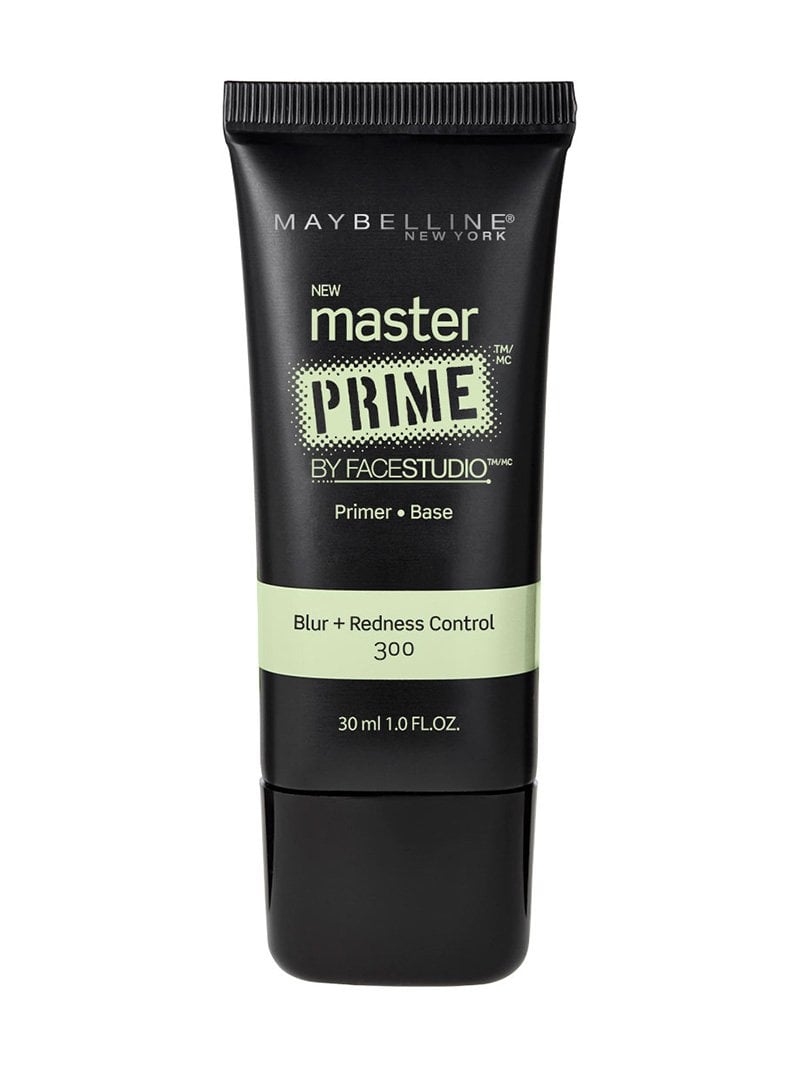 Maybelline face primer master prime blur redness control green packshot